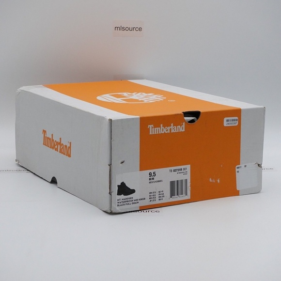 NEW Timberland Mt. Maddsen Mid Hiker Waterproof Boots TB-02731R-001 - Picture 15 of 16